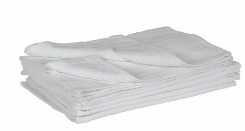 10 White Towel 100% Cotton Hand Towels Barber Tools Beauty Gym Hotel Spa